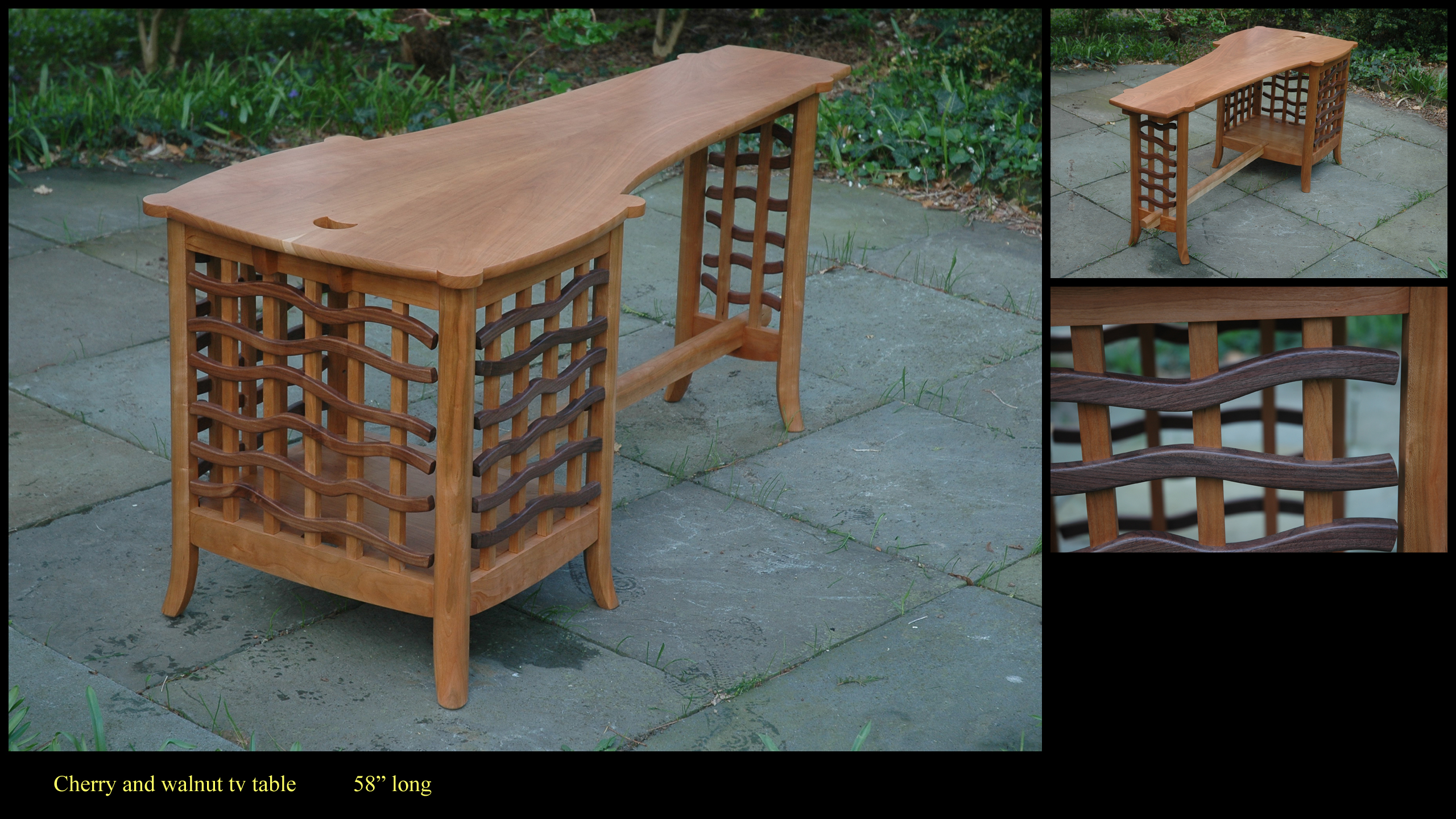 cherry-and-walnut-tv-table