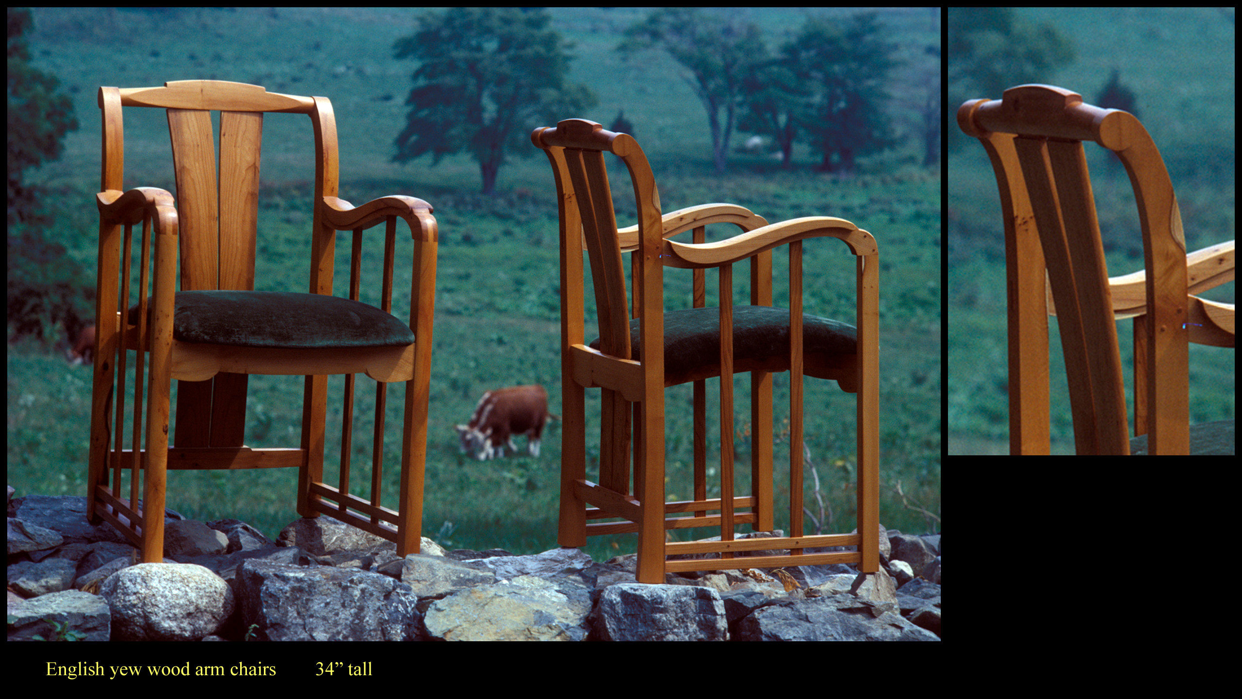english-yew-wood-arm-chairs