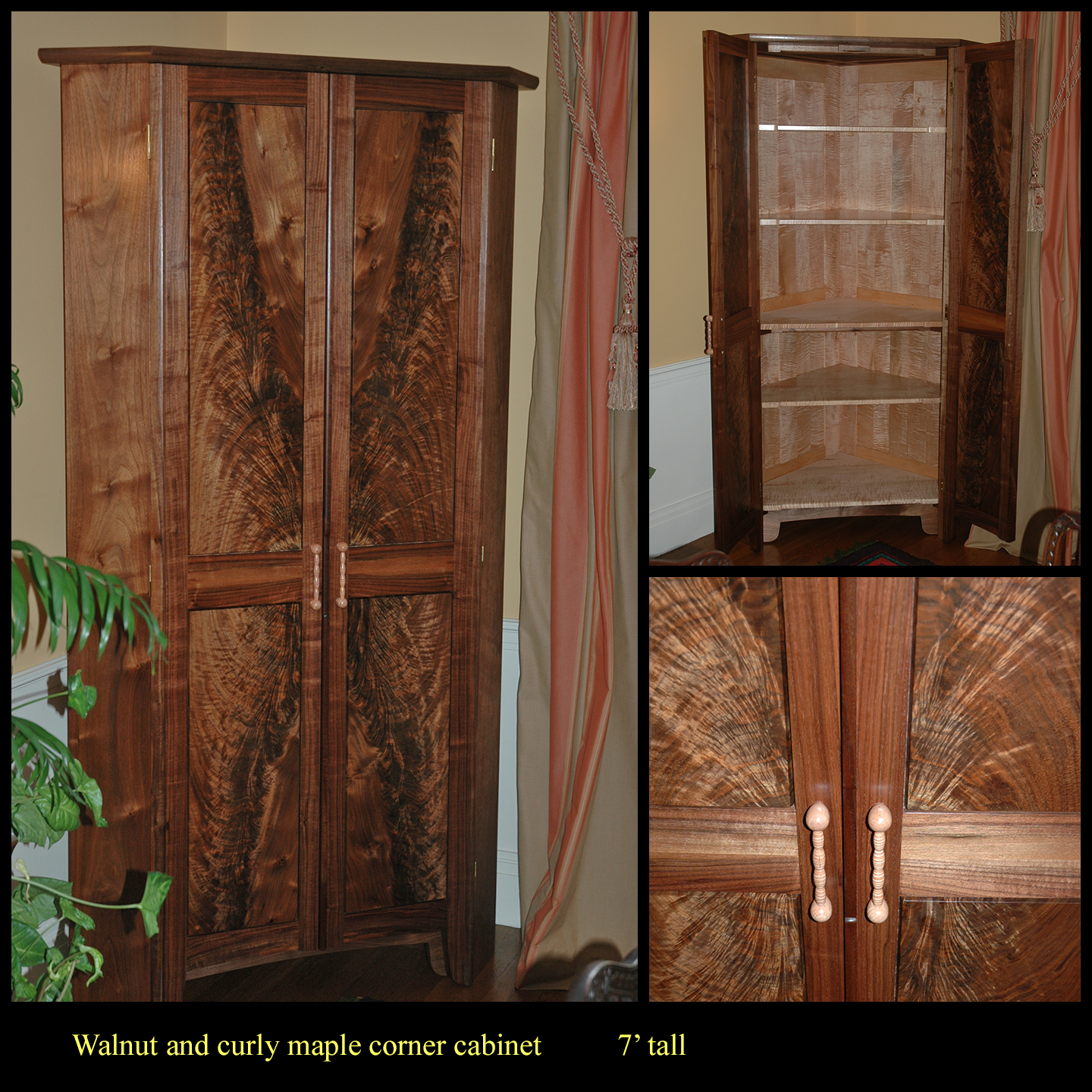 walnut-and-curly-maple-corner-cabinet