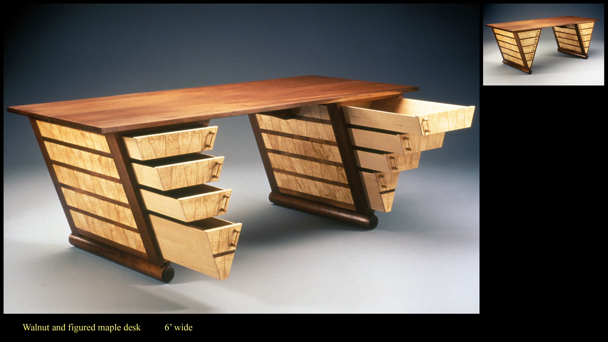 walnut-and-figured-maple-desk